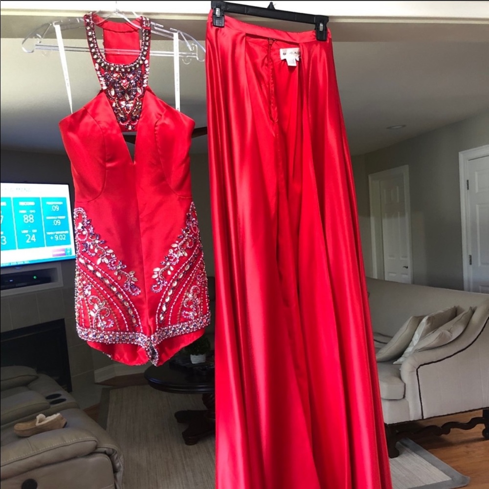 Rachel Allan Designer Two Piece Romper